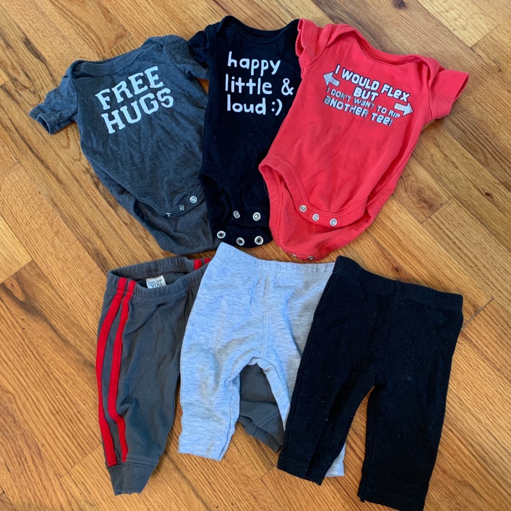Mix & match newborn/0-3 month bundle